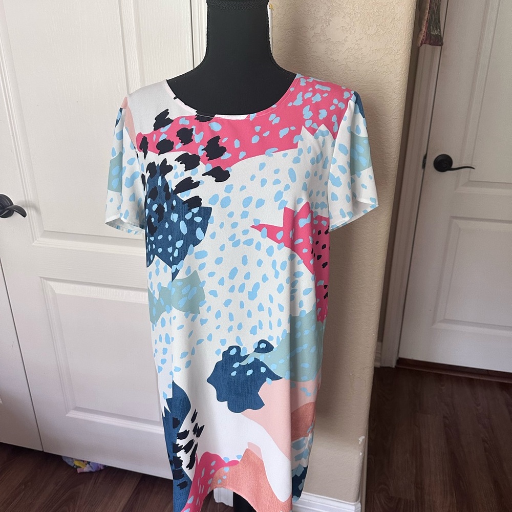 MINKPINK Multicolor Abstract Dress